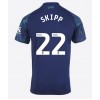 Herren Fußballbekleidung Leicester City Oliver Skipp #22 Auswärtstrikot 2025-26 Kurzarm